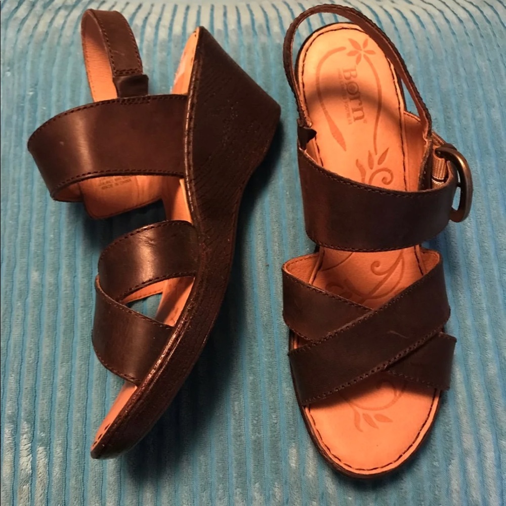 Born wedge sandals